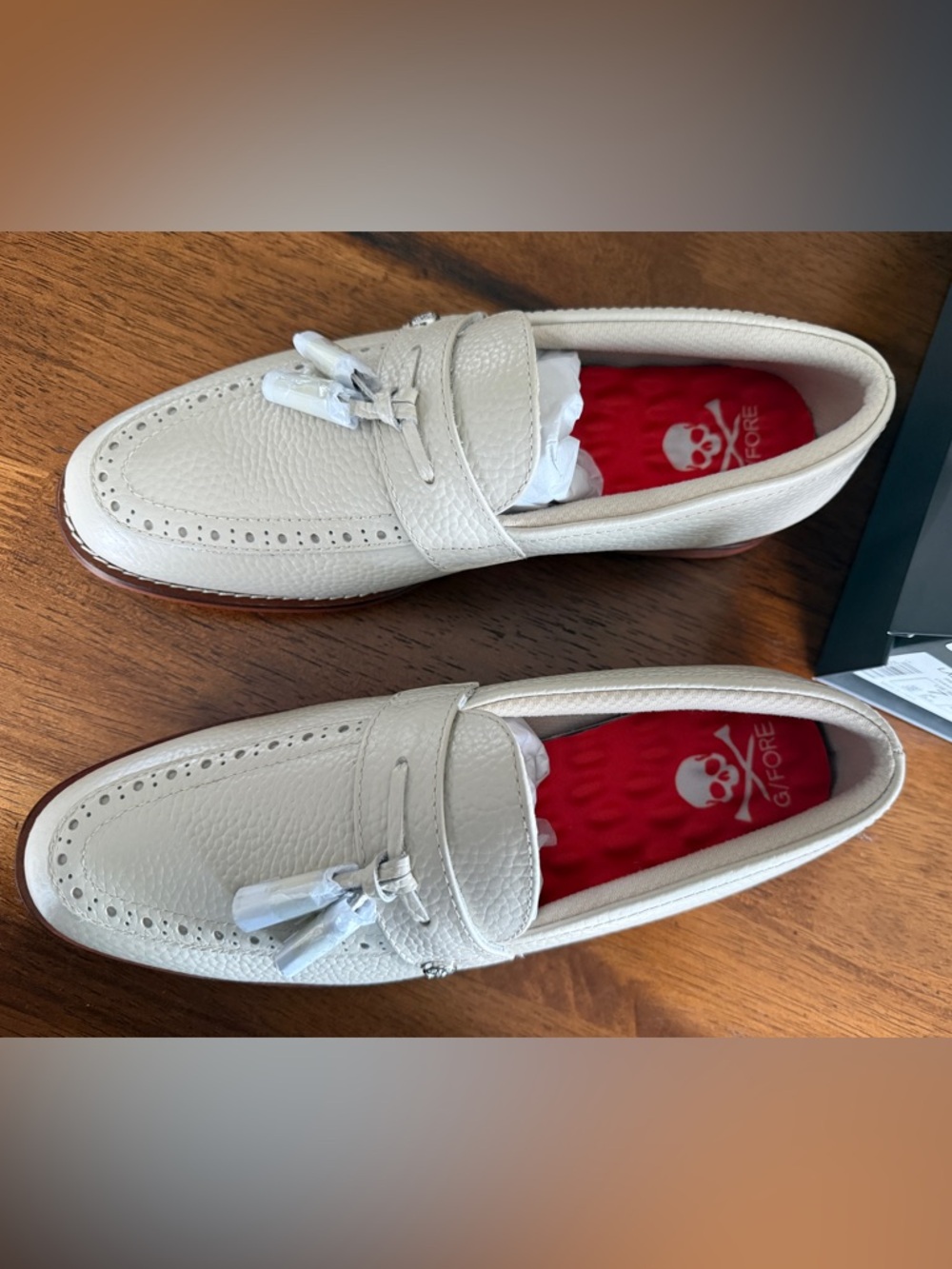 G/FORE Women's Tassel Loafer Golf Shoes size 7 New in Box